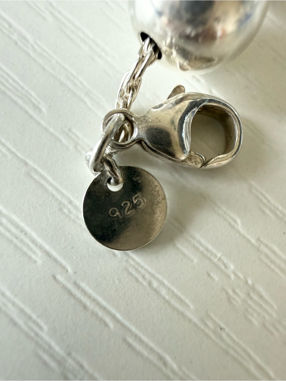Tiffany & Co. Sterling Silver Bead Bracelet | Classic Ball Bracelet - Picture 4 of 6